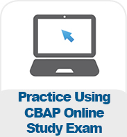Practice Using CBAP Online Study Exam